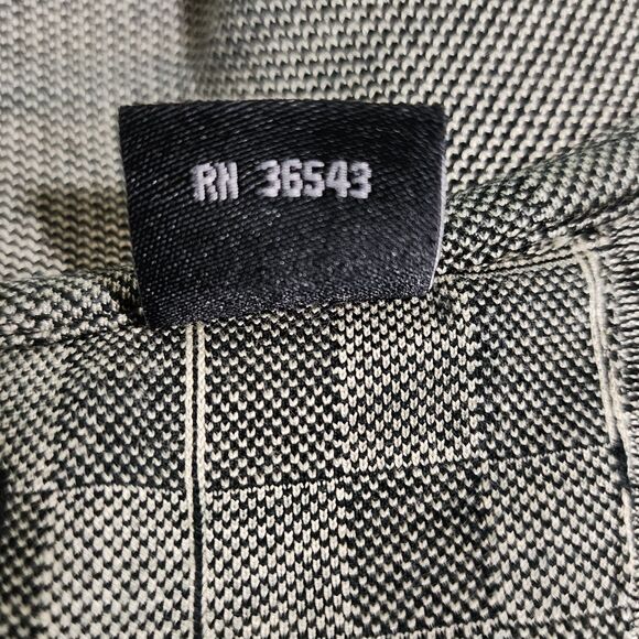 IZOD Double Mercerized Mens Cotton Checkered Polo Shirt Grey Beige Golf Size XL - Picture 7 of 9